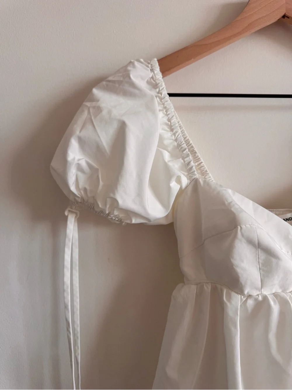 Amanda Uprichard | White Puff Sleeve Sicily Babydoll Mini Dress ~ XS